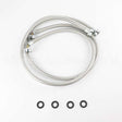WX14X10017 GE 2Pk-Plymr Coated 4' Washer Hoses 90 Elbow