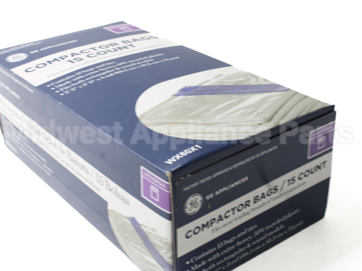 WX60X1 GE Universal Compactor Bags - 15 Count