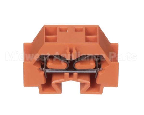X40012-4R Globe Connecting Block 4-Con Orange