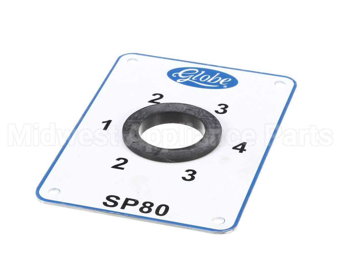 X80E04 Globe 1-4 Speed Selection Plate