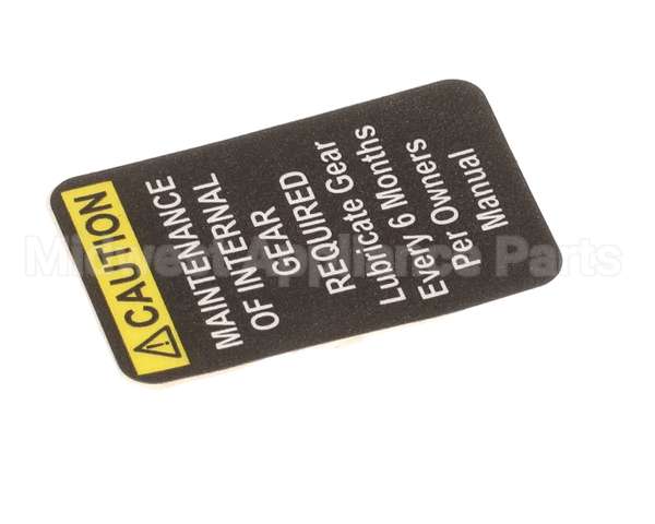 X91009 Globe Mixer Label Caution - Small