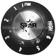 Y6353 Compatible Star Knob 2 D, Hi-6-1-Lo