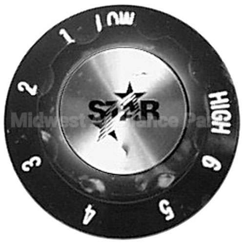 Y6353 Compatible Star Knob 2 D, Hi-6-1-Lo