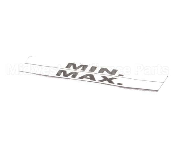 Z000558 Groen Label Maximum Minimum