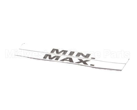 Z000558 Groen Label Maximum Minimum