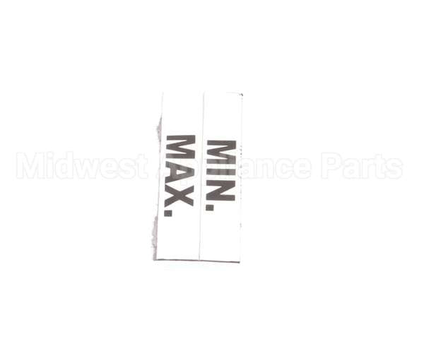 Z000558 Groen Label Maximum Minimum