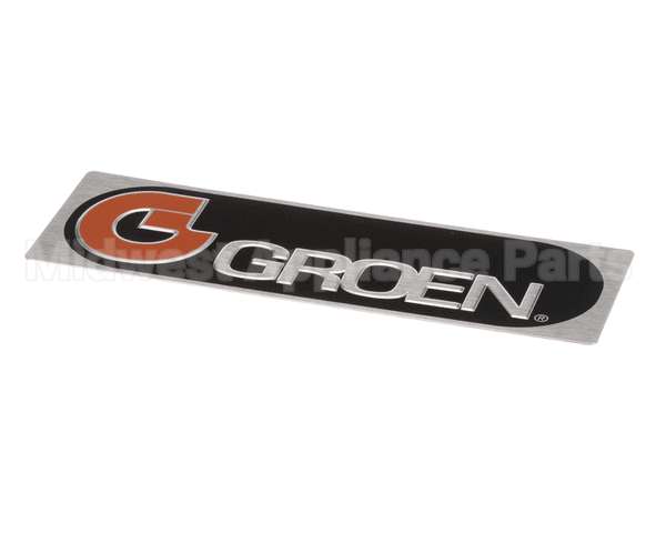 Z055450 Groen Nameplate Groen Large