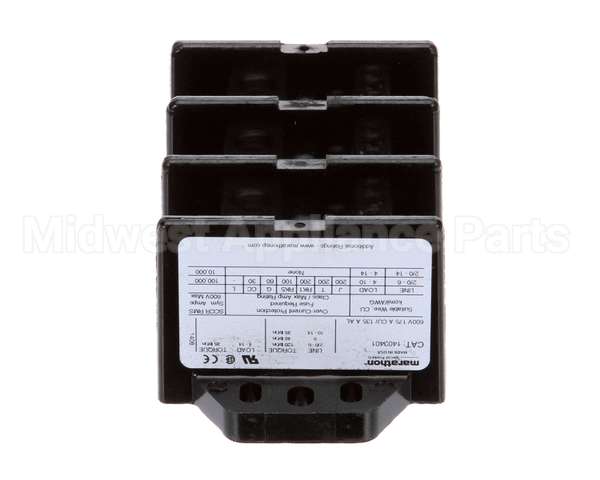 Z070185 Groen Distribution Block 3-Pole 75 Amp