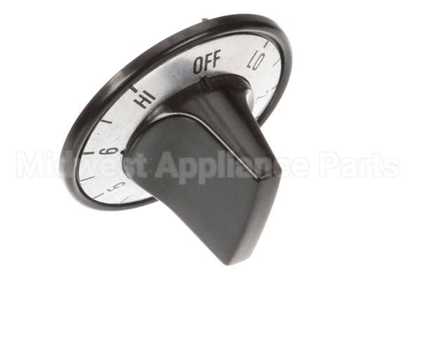 ZHW-10518 Crown Verity Control Knob, Silver, Numbered